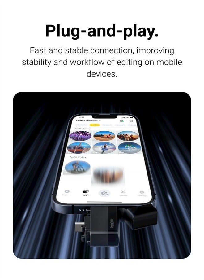 انستا 360 - قارئ سريع متوافق مع Insta360 X3 - Image 1