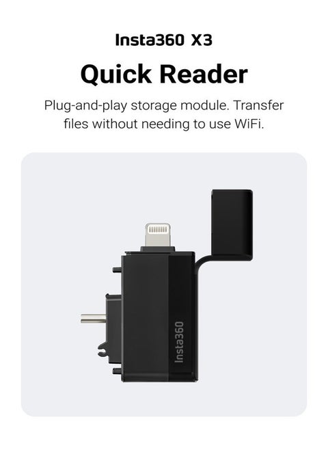 Quick Reader Compatible with Insta360 X3