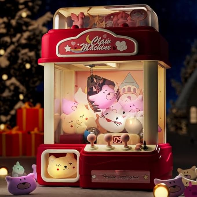 15 CLAWS MACHINES FOR KIDS ADULTS WITH SOUND LIGHT, VENDING MACHINE CANDY GRABBER PRIZE DISPENSER TOYS, UNICORNS CLAWS MACHINES ELECTRIC CONTROL,BIRTHDAY GIRL TOYS GIFT - Image 1
