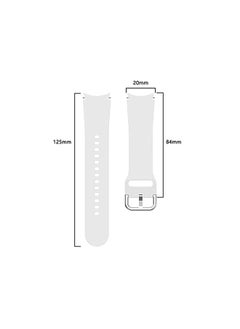 PROMASS Smart Watch Replacement Band Compatible for Samsung Watch 4 Adjustable Silicone 20mm Strap Classic Colorful for Men Women  - Image 3