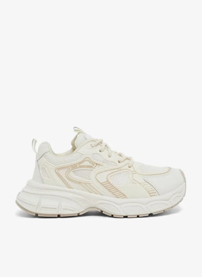 ستايلي اكتيف سنيكرز برباط مع شريطين سحب