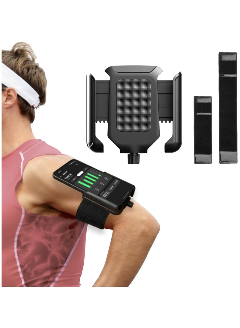 SYOSI Phone Armband Holder, Running Armband Phone Holder, 360°Rotatable, Fits All 4-7Inch Smartphones, Easy to Install & Remove, 2-in-1 Wristband or Armband, Use for Running, Walking, Hiking & Biking  - Image 1