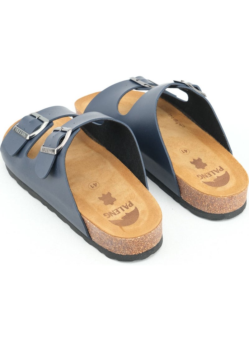 Paleng - ش slippers جلدية رجالية من الفلين - Image 1