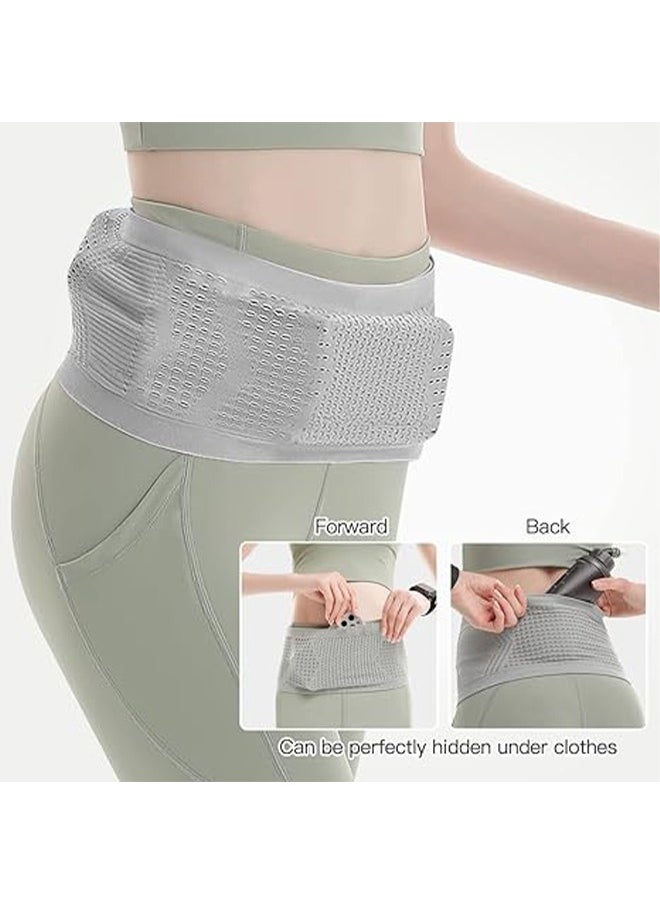 Sports Waist Bag Running Belt Running Pack Bag for Women Men Phone Holder for Running Slim Running Belt Storage Belt Bag for Sports Travel Cycling Hiking Workout Fitness 4 Large Security Pockets M - pzsku/ZD005CC5E4ADD0133B56DZ/45/_/1702359468/6b0ed569-2be8-40d0-8e20-1cf454a95d98