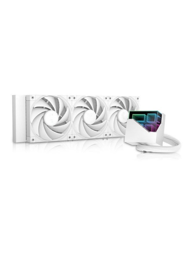 M MIAOYAN New Rubik's cube shape 360 all-in-one water-cooled CPU computer host radiator  - Image 1