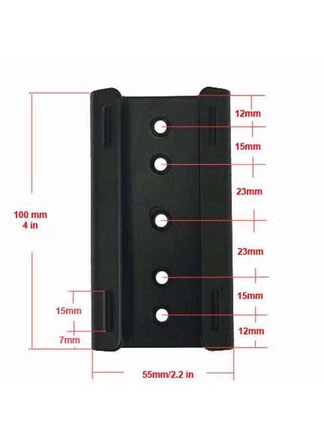 VideoSecu Pole Mounting Bracket for Security Camera Housings CCTV Security Cameras Wall Mount Bracket, TV or DVD, Compatible with TV Mount or DVD Mount A3H - Image 4