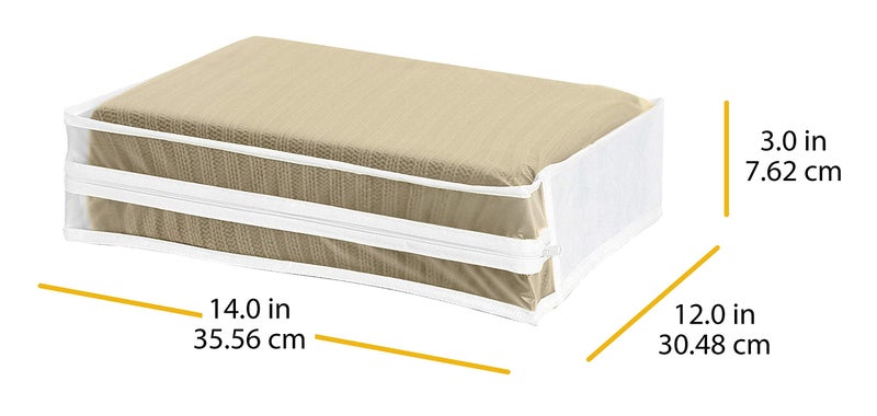 Whitmor Set of 2 Sweater Bag, White, 2 Count (Pack of 1) - Image 4