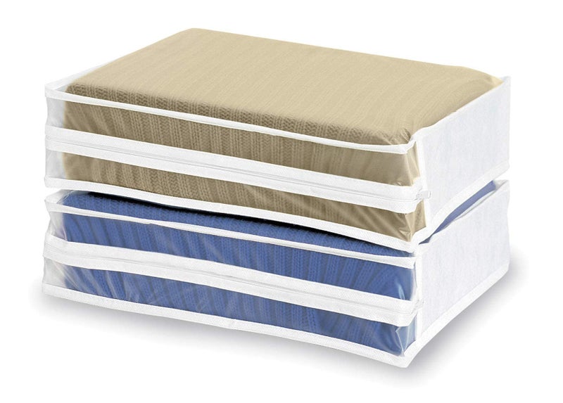 Whitmor Set of 2 Sweater Bag, White, 2 Count (Pack of 1) - Image 3