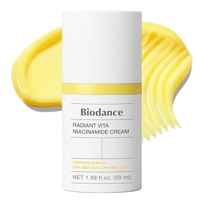 BIODANCE Radiant Vita Niacinamide Cream, Brightening, Dark Spot Correcting Facial Moisturizer, Korean Skincare, Stocking stuffers for teen girls | 1.69 fl.oz, 50ml - Image 1