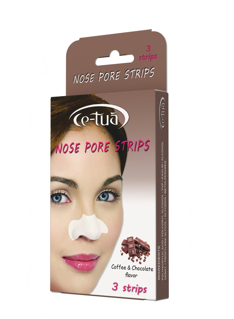 سي-توا شرائط سيتواه لتنقية المسام وازالة الرؤوس السوداء - 3 شرائط - قوة - شيكولاتة  - Cetua - Image 3