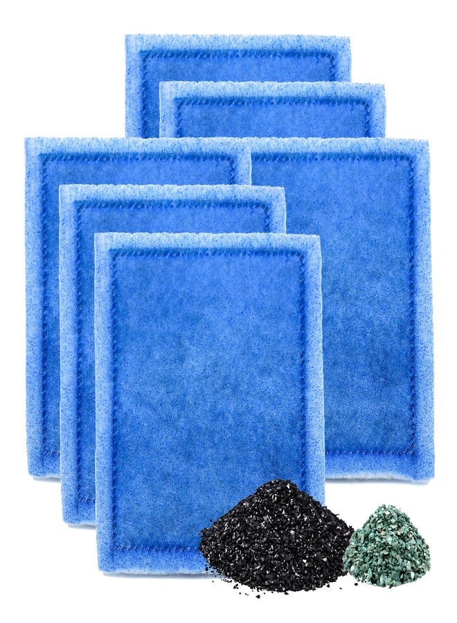 pewyoke Aquarium 6 Pack Rite-Size C Filter Cartridges with Zeolite, Compatible with Penguin PRO Power Filters 275/375, Power Filters 200/350 - Image 1