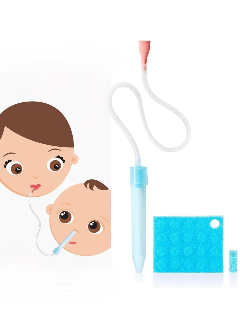 Baby NoseFrida the SnotSucker Filter Bundle: Nasal Aspirator for Baby, Baby Nose Sucker, NoseFrida + 24 Hygiene Filters - Image 1