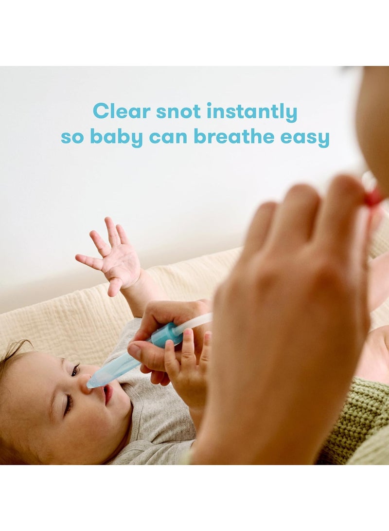 Baby NoseFrida the SnotSucker Filter Bundle: Nasal Aspirator for Baby, Baby Nose Sucker, NoseFrida + 24 Hygiene Filters - Image 2