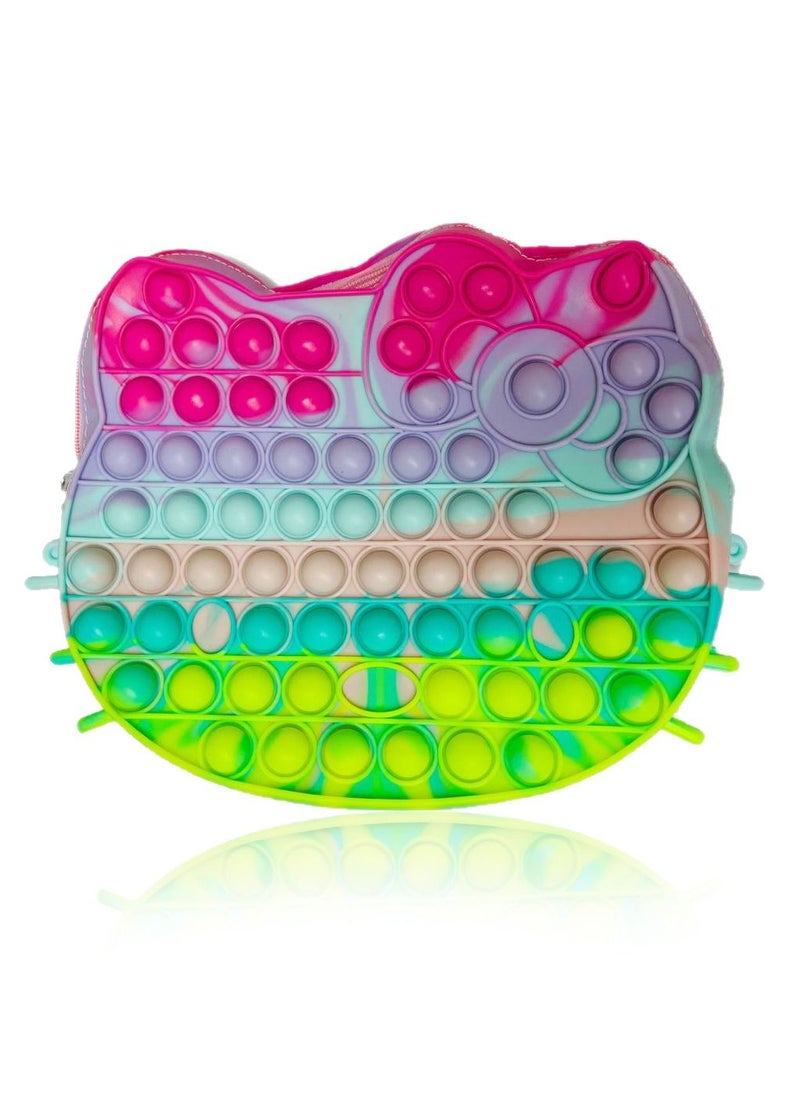 Prime Pop It Wallet Cute Kawaii Fidget Sensory Educational Relieve Anti Stress Adult Kid Holiday Silicone Toy Gift Crossbody Toy Bag For Kids  - Image 1