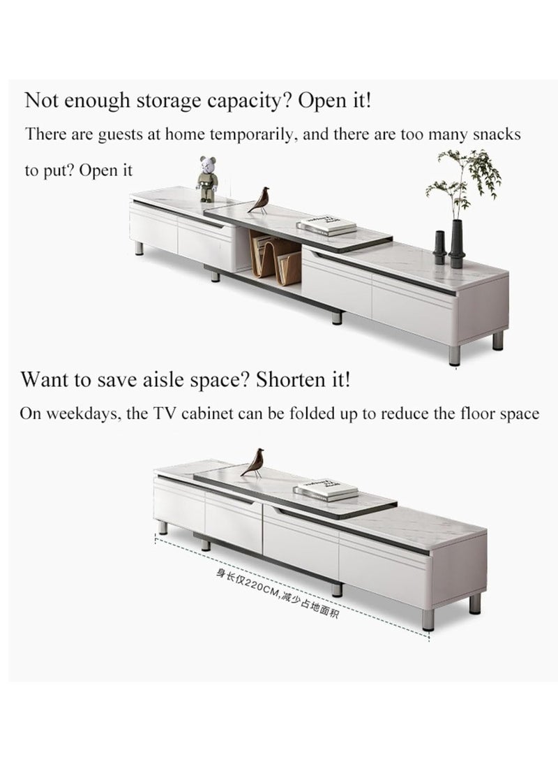 DubaiGallery Living Room Modern Shelf Storage Cabinet Table  - Image 4