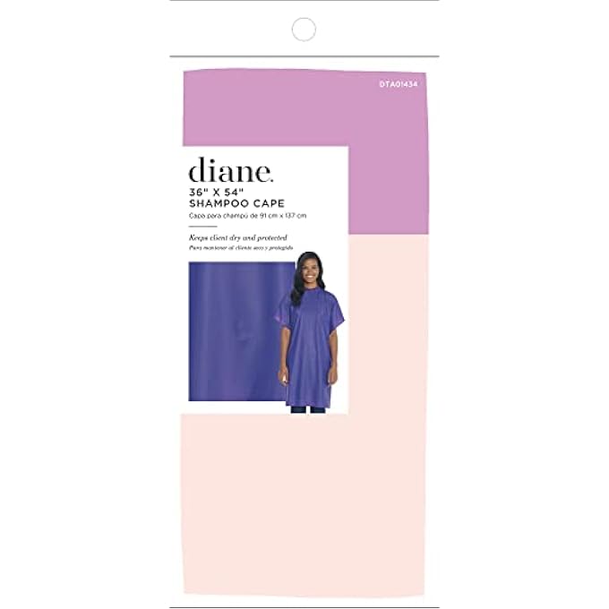 Diane DTA01434 PURPLE SHAMPOO CAPE