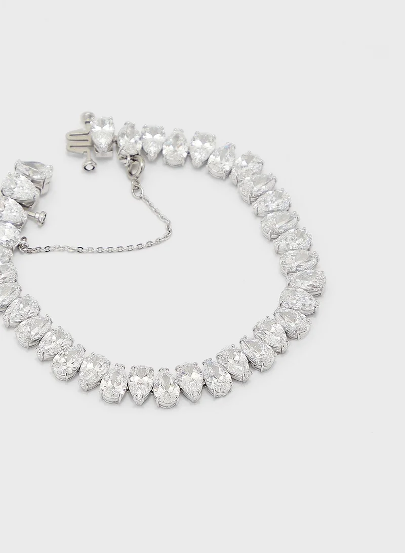 SWAROVSKI Millenia Rhodium Plated Embellished Bracelet