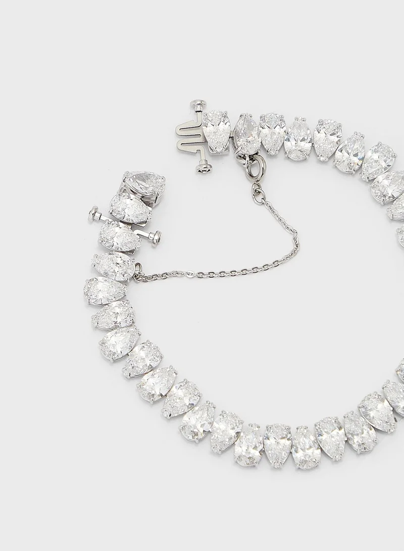 Swarovski  Millenia Rhodium Plated Embellished Bracelet for Women | Best Price UAE