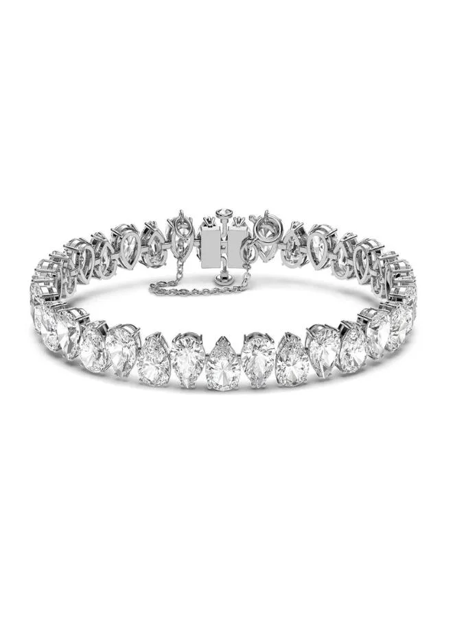 Millenia Rhodium Plated Embellished Bracelet