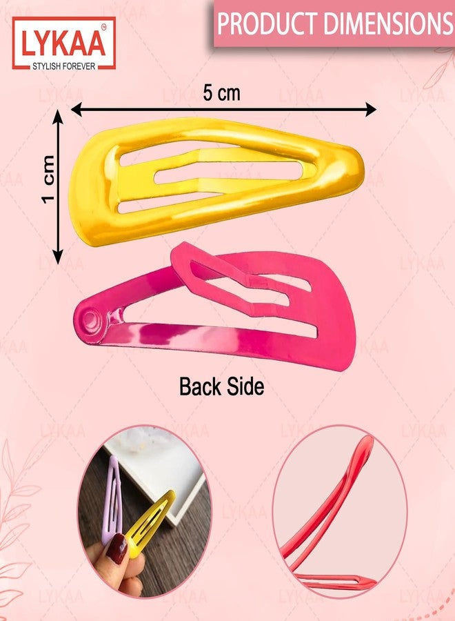 LYKAA Beautiful Hair Tic Tac Hair Pins Pearls & Stone Embellished Hair Snap Clips For Girls & Women-Butterfly, Bow & Heart Design Stylish Hairclips Prefect For School ,Party Hair Accessories Pack Of 10 Hair Clips (12) - Image 3