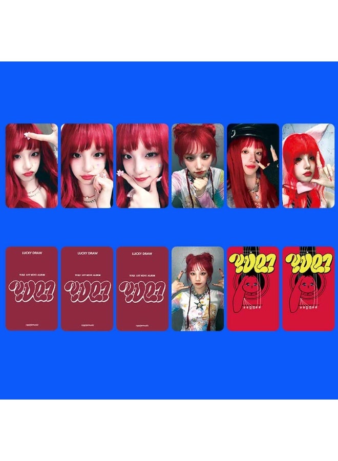 NIBEMINENT 6 Pcs Kpop (G)I-DLE - YUQI LUCKDRAW Lomo Cards Card For Fans Collection Gifts - Image 1