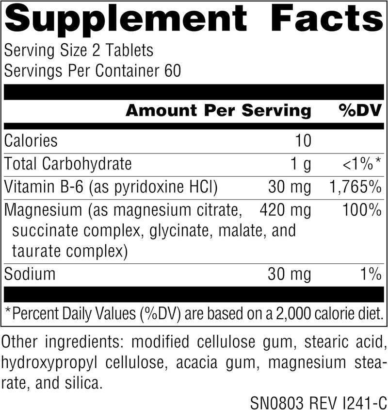 Source Naturals UltraMag 5in1 Bioavailable Magnesium  Relaxes Muscles  Calms Nerves  120 Vegan Tablets - Image 4