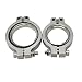 CYONRUAN Inlet Outlet Flanges Clamps vband Flange Clamp Set Replacement For TiAL MVR 44MM Wastegate WScrews Nuts and Seals - Image 2