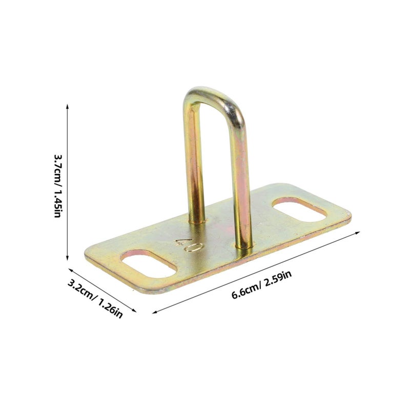 4 Pcs Motorcycle Saddle Plate Pull Hooks Anti Theft Security for Electric Scooter - Image 3