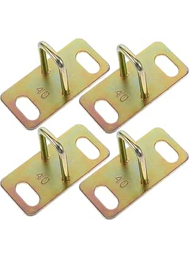 4 Pcs Motorcycle Saddle Plate Pull Hooks Anti Theft Security for Electric Scooter - Image 1