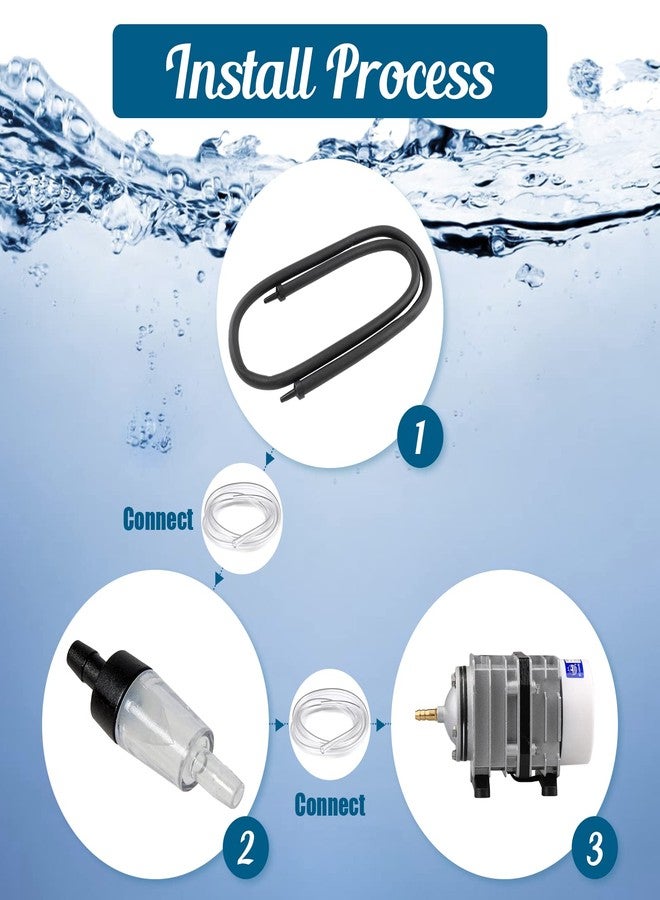 BokWin 1 Pcs Aquarium Rubber Wall Curtain Tube Hose,Soft Diffuser Bubble Tube 120cm/47.2 Inch Length for Fish Tank - Image 5