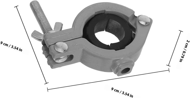 Aluminum Alloy Pillar Drill Vise Clamp Small Portable Bench Vise for Woodworking and Crafting with Universal Adjustable Holder for Table Mounting - Image 2