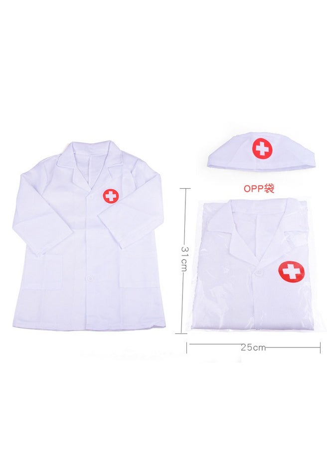 Generic 9 Piece Kids Dress Up Set Doctor Cosplay Costume for Boys and Girls 3-7 Years Old Birthday Party Toys Pretend Play Doctor Playsets  - Image 3