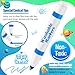 Janlaugh 24 Pcs Washable Markers Bulk Broad Line Markers Coloring Conical Tip Large pens for Kids art projects Teachers Students Toddlers Party Favors Classrooms DonationsSky Blue - Image 4