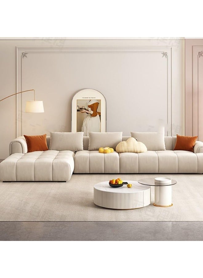 Poppins HOME Modern and Luxurious Cloud-Shaped Living Room Sofa Bed Set - Image 4