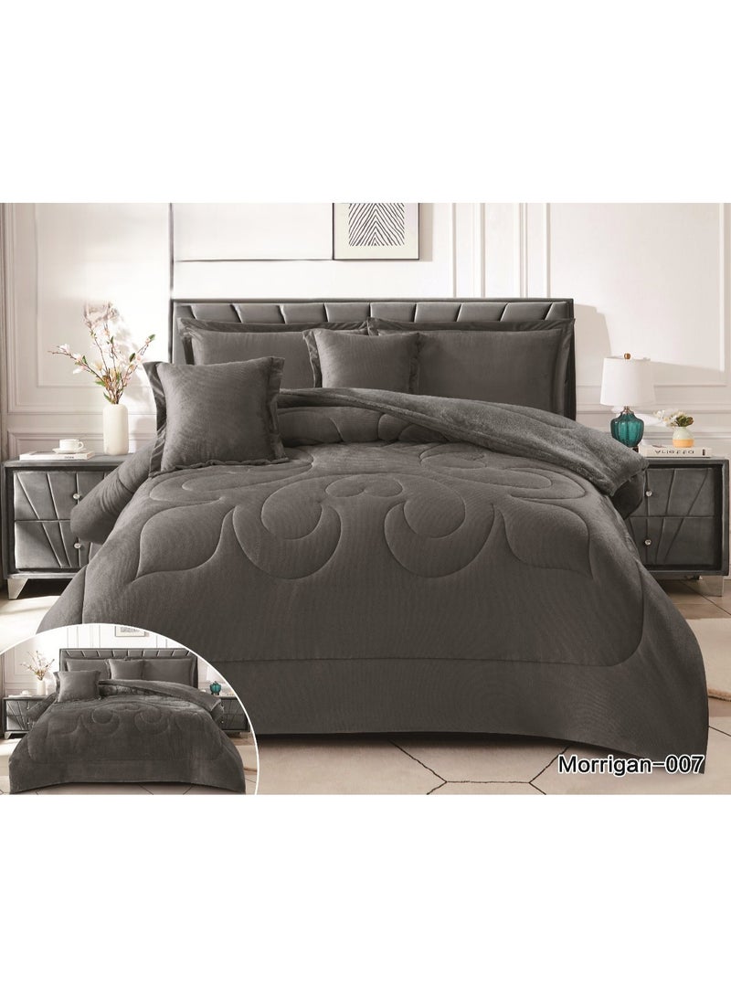 مون مفرش نفرين شتوي من خامة المخمل مقاس 250*230