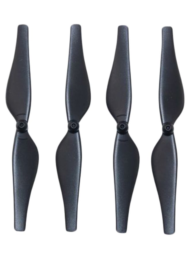 4-Piece Propellers Blade Set For TELLO Drone Black - Image 1
