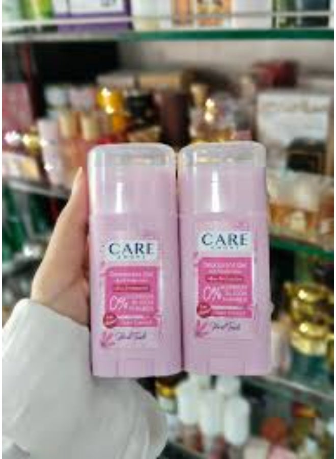 كير & مور Care & More جل مزيل العرق حماية 48 ساعة خالٍ من الكحول لمسة زهرية 50 مل - Image 1