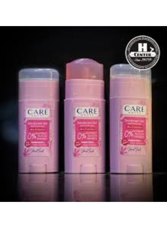 كير & مور Care & More جل مزيل العرق حماية 48 ساعة خالٍ من الكحول لمسة زهرية 50 مل - Image 3