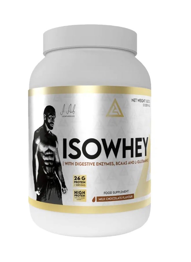 Lazar Angelov Nutrition - Iso Whey Protein  Milk Chocolate Flavour 1600Gram - Image 1