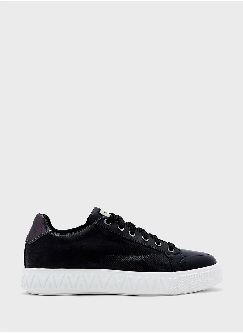 VALENTINO BY MARIO VALENTINO Lace Up Low Top Sneakers