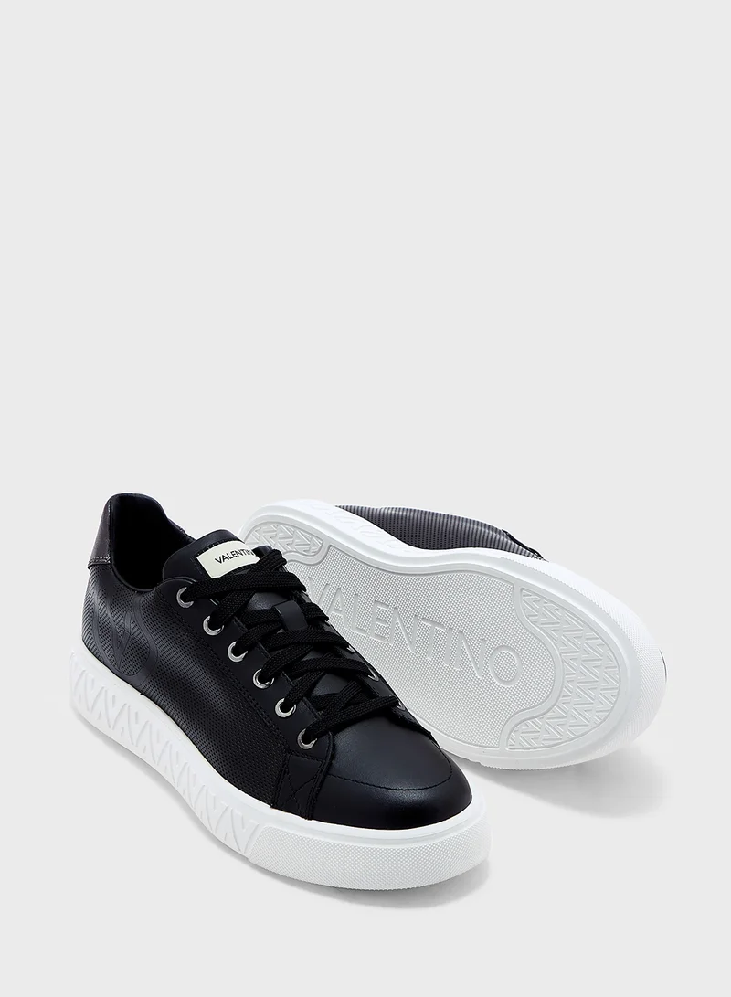 VALENTINO BY MARIO VALENTINO Lace Up Low Top Sneakers