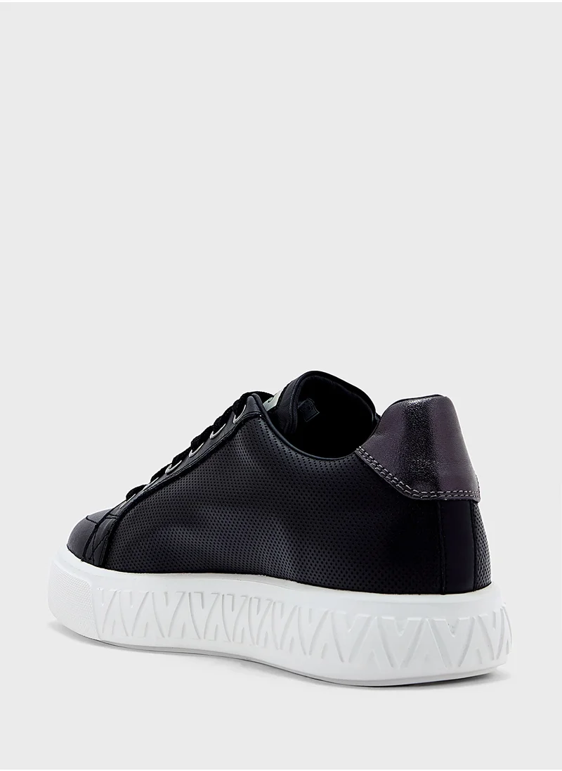 VALENTINO BY MARIO VALENTINO Lace Up Low Top Sneakers