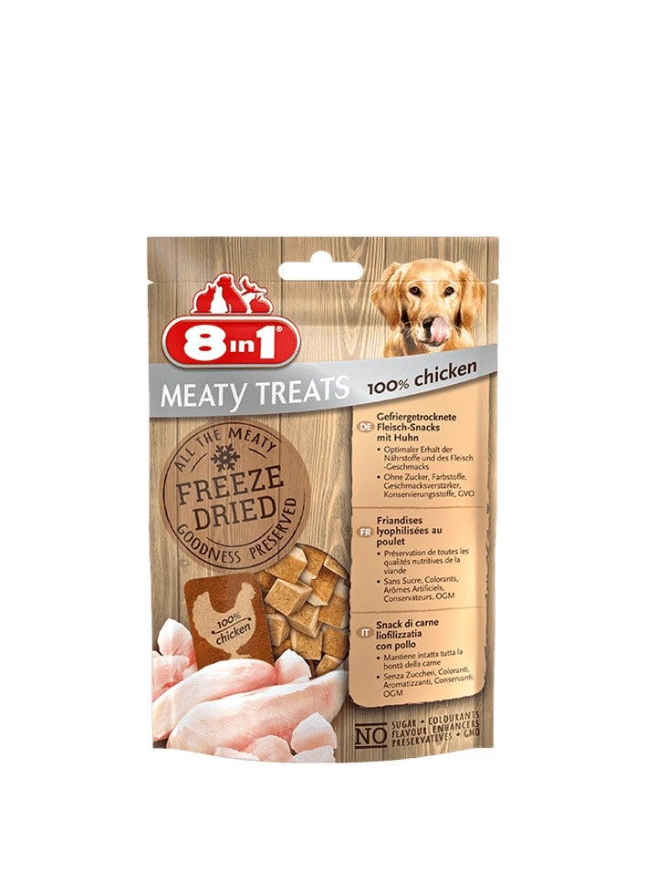 8in1 8in1 Meaty Treats Chicken Carr 50g 32 XG