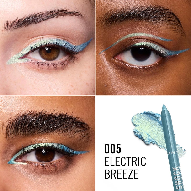 RIMMEL LONDON Rimmel Thrill Seeker Multi-Chrome Gel Eyeliner, 005 Electric Breeze, 1.2g - Image 4