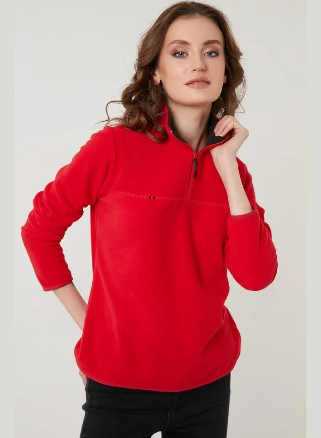 ليلا ليلا طقم قطعتين نسائي بياقة مدورة ناعم مضاد للوبر مقاس ضيق