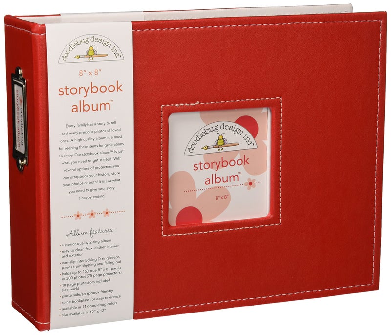 Doodlebug Design Storybook for Scrapbooking Album, 8 by 8-Inch, Ladybug - Image 4