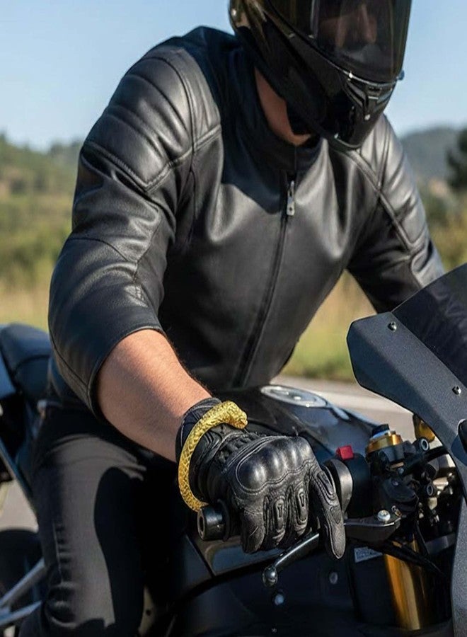 Ervio Gold Plated Tiger Kada Bracelet for Men | Adjustable Brass Tiger Head Bangle with Amber Stone | Traditional Hindu Sikh Punjabi Kada | Spiritual Gold Kada Wristwear - Image 4