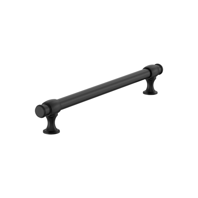 Amerock BP54065FB Matte Black Appliance Pull 12 inch 305 mm Center to Center Cabinet Handle Winsome Furniture Hardware - Image 2
