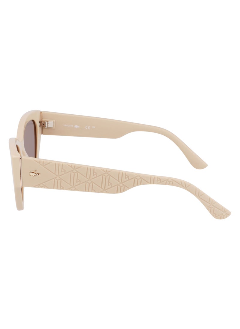 LACOSTE FULL RIM BIO INJ-G820 ACETATE LACOSTE SUNS L6047S 5419 (264) SAND  - Image 4