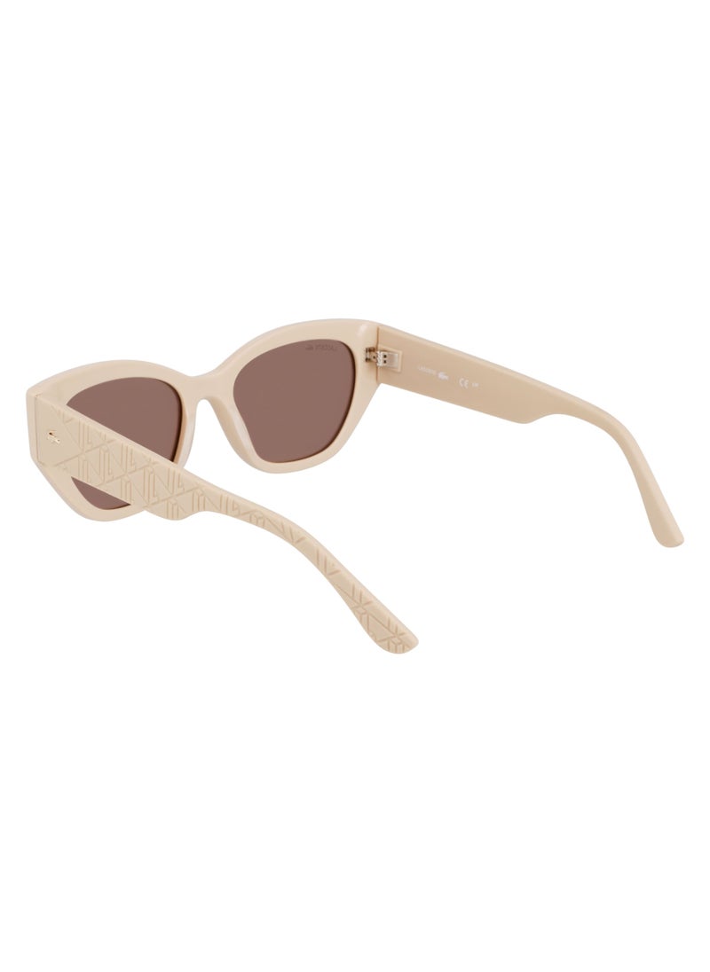 LACOSTE FULL RIM BIO INJ-G820 ACETATE LACOSTE SUNS L6047S 5419 (264) SAND  - Image 5